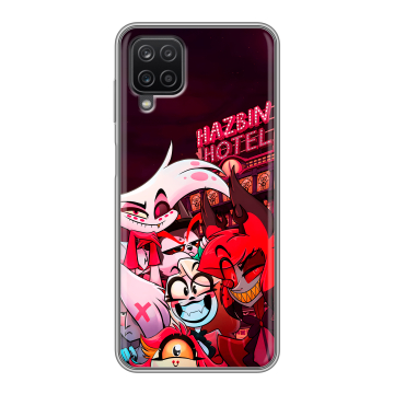 Силиконовый чехол на Samsung Galaxy A12 с принтом Hazbin Hotel Отель Хазбин Силиконовый чехол на Samsung Galaxy A12 с принтом Hazbin Hotel Отель Хазбин