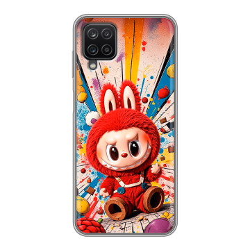 Силиконовый чехол на Samsung Galaxy A12 с принтом Labubu Лабубу Силиконовый чехол на Samsung Galaxy A12 с принтом Labubu Лабубу