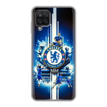 Силиконовый чехол на Samsung Galaxy A12 с принтом Chelsea Челси Силиконовый чехол на Samsung Galaxy A12 с принтом Chelsea Челси