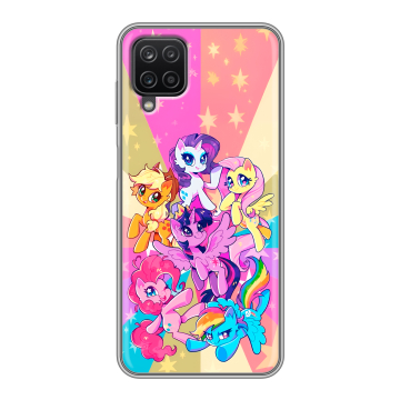 Силиконовый чехол на Samsung Galaxy A12 с принтом My little pony Дружба чудо Силиконовый чехол на Samsung Galaxy A12 с принтом My little pony Дружба чудо