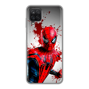 Силиконовый чехол на Samsung Galaxy A12 с принтом Spiderman Человек паук Силиконовый чехол на Samsung Galaxy A12 с принтом Spiderman Человек паук