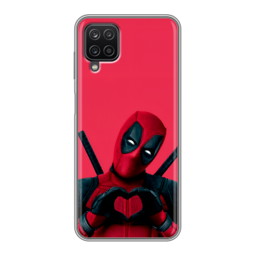 Силиконовый чехол на Samsung Galaxy A12 с принтом Дедпул Deadpool Силиконовый чехол на Samsung Galaxy A12 с принтом Дедпул Deadpool