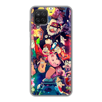 Силиконовый чехол на Samsung Galaxy A12 с принтом Gravity Falls Гравити Фолз Силиконовый чехол на Samsung Galaxy A12 с принтом Gravity Falls Гравити Фолз