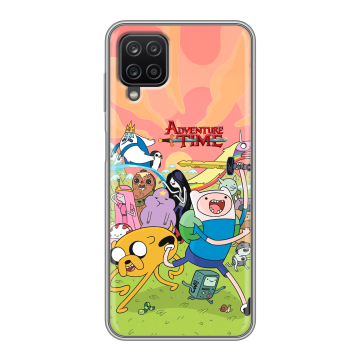 Силиконовый чехол на Samsung Galaxy A12 с принтом Adventure time Время приключений Силиконовый чехол на Samsung Galaxy A12 с принтом Adventure time Время приключений