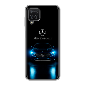 Силиконовый чехол на Samsung Galaxy A12 с принтом Mercedes Мерседес Силиконовый чехол на Samsung Galaxy A12 с принтом Mercedes Мерседес