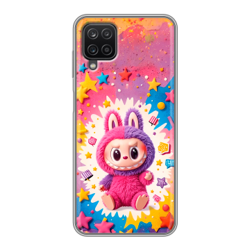 Силиконовый чехол на Samsung Galaxy A12 с принтом Labubu Лабубу Силиконовый чехол на Samsung Galaxy A12 с принтом Labubu Лабубу