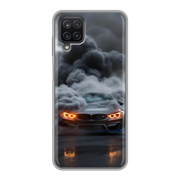 Силиконовый чехол на Samsung Galaxy A12 с принтом BMW БМВ Силиконовый чехол на Samsung Galaxy A12 с принтом BMW БМВ