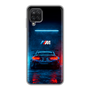 Силиконовый чехол на Samsung Galaxy A12 с принтом BMW БМВ Силиконовый чехол на Samsung Galaxy A12 с принтом BMW БМВ