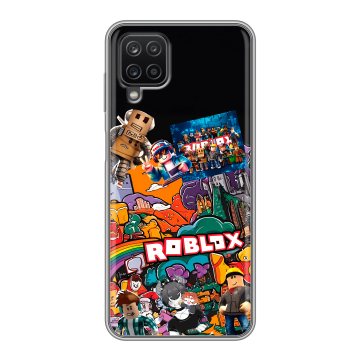 Силиконовый чехол на Samsung Galaxy A12 с принтом Roblox Роблокс Силиконовый чехол на Samsung Galaxy A12 с принтом Roblox Роблокс