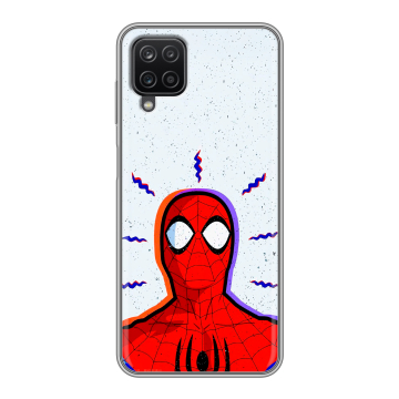 Силиконовый чехол на Samsung Galaxy A12 с принтом Spiderman Человек паук Силиконовый чехол на Samsung Galaxy A12 с принтом Spiderman Человек паук