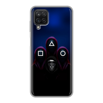 Силиконовый чехол на Samsung Galaxy A12 с принтом Игра Кальмара Силиконовый чехол на Samsung Galaxy A12 с принтом Игра Кальмара