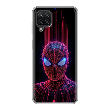 Силиконовый чехол на Samsung Galaxy A12 с принтом Spiderman Человек паук