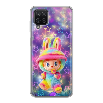 Силиконовый чехол на Samsung Galaxy A12 с принтом Labubu Лабубу Силиконовый чехол на Samsung Galaxy A12 с принтом Labubu Лабубу