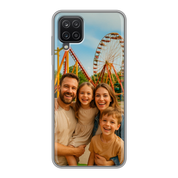 Силиконовый чехол на Samsung Galaxy A12 с принтом чехол с фото