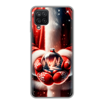 Силиконовый чехол на Samsung Galaxy A12 с принтом Новый год