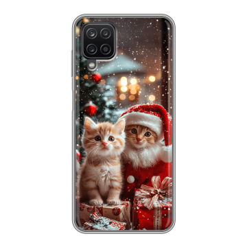 Силиконовый чехол на Samsung Galaxy A12 с принтом Новый год Силиконовый чехол на Samsung Galaxy A12 с принтом Новый год
