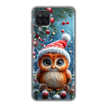 Силиконовый чехол на Samsung Galaxy A12 с принтом Новый год Силиконовый чехол на Samsung Galaxy A12 с принтом Новый год