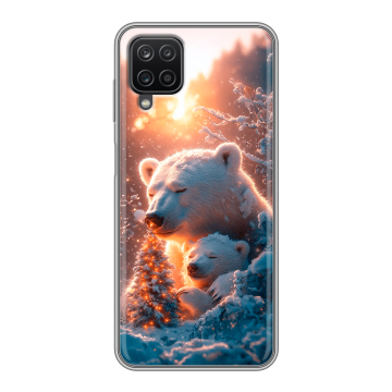 Силиконовый чехол на Samsung Galaxy A12 с принтом Новый год Силиконовый чехол на Samsung Galaxy A12 с принтом Новый год