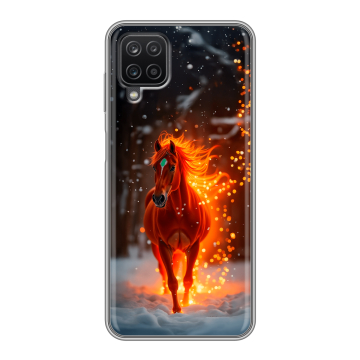 Силиконовый чехол на Samsung Galaxy A12 с принтом Новый год Силиконовый чехол на Samsung Galaxy A12 с принтом Новый год