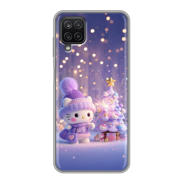 Силиконовый чехол на Samsung Galaxy A12 с принтом Новый год Силиконовый чехол на Samsung Galaxy A12 с принтом Новый год