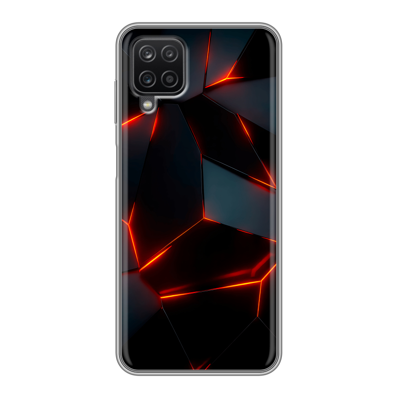 Силиконовый чехол на Samsung Galaxy A12 с принтом Яркие абстракции Силиконовый чехол на Samsung Galaxy A12 с принтом Яркие абстракции