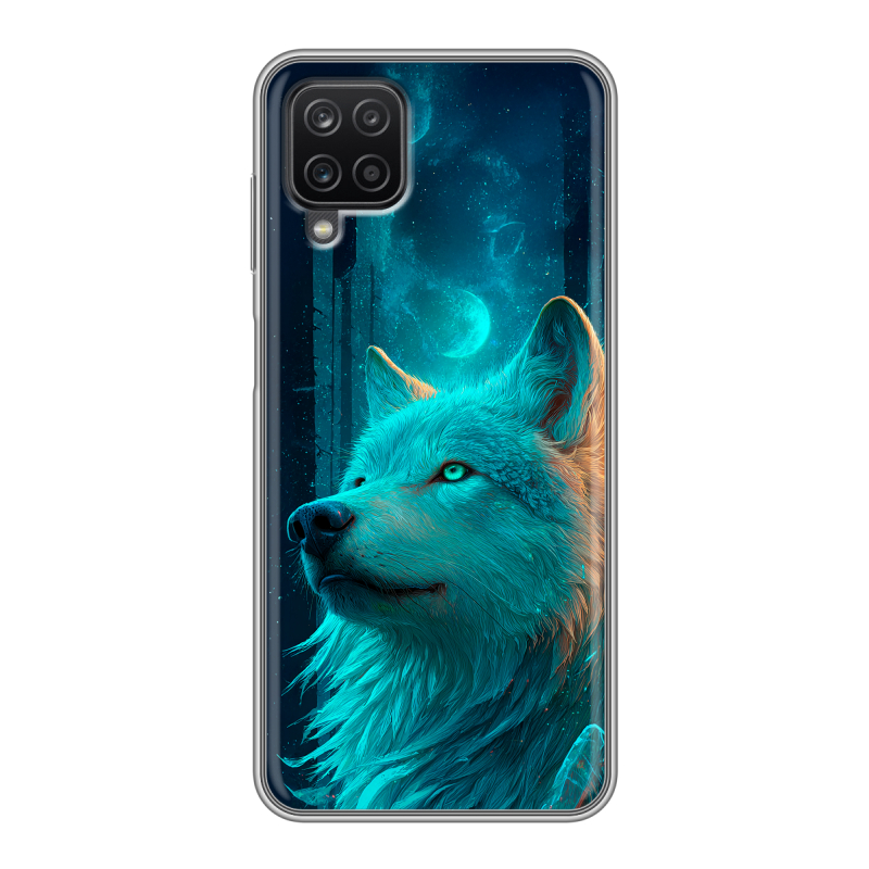 Силиконовый чехол на Samsung Galaxy A12 с принтом бабочки саккура Силиконовый чехол на Samsung Galaxy A12 с принтом бабочки саккура
