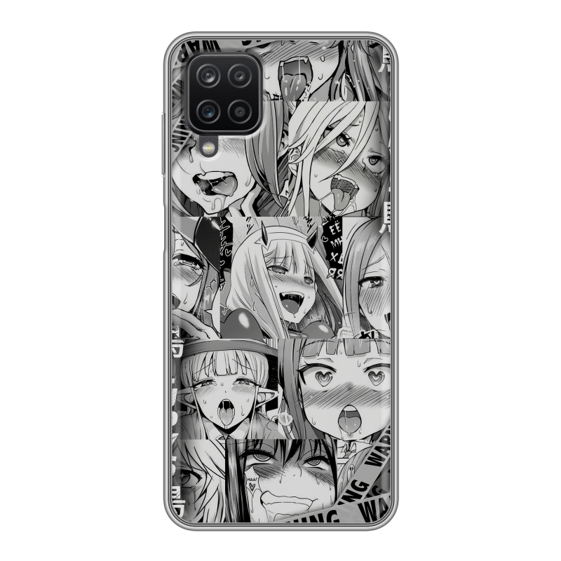 Силиконовый чехол на Samsung Galaxy A12 с принтом Ahegao Ахегао Аниме Силиконовый чехол на Samsung Galaxy A12 с принтом Ahegao Ахегао Аниме