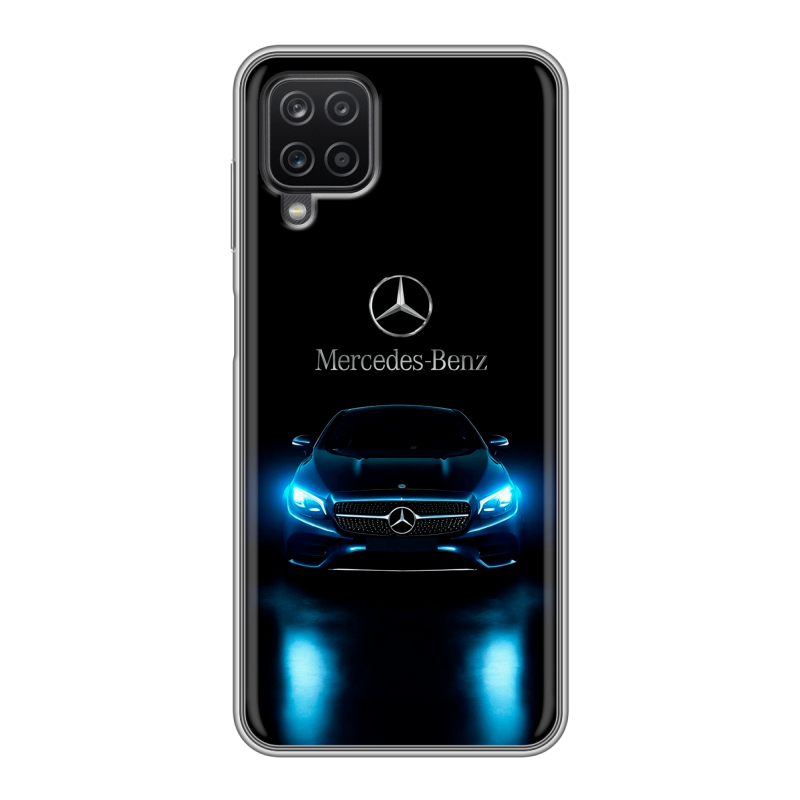 Силиконовый чехол на Samsung Galaxy A12 с принтом Mercedes Мерседес Силиконовый чехол на Samsung Galaxy A12 с принтом Mercedes Мерседес
