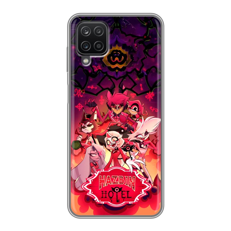 Силиконовый чехол на Samsung Galaxy A12 с принтом Hazbin Hotel Отель Хазбин Силиконовый чехол на Samsung Galaxy A12 с принтом Hazbin Hotel Отель Хазбин