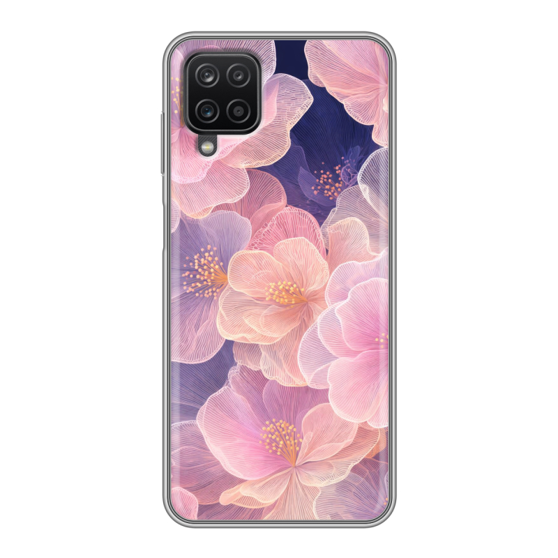 Силиконовый чехол на Samsung Galaxy A12 с принтом женский Силиконовый чехол на Samsung Galaxy A12 с принтом женский