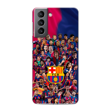 Силиконовый чехол на Samsung Galaxy S21 с принтом Барселона Barcelona Силиконовый чехол на Samsung Galaxy S21 с принтом Барселона Barcelona