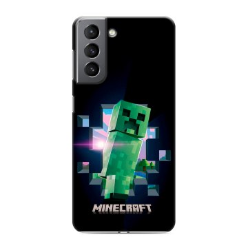 Силиконовый чехол на Samsung Galaxy S21 с принтом Майнкрафт Minecraft Силиконовый чехол на Samsung Galaxy S21 с принтом Майнкрафт Minecraft