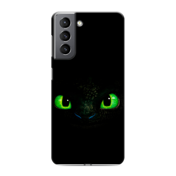 Силиконовый чехол на Samsung Galaxy S21 с принтом Как приручить дракона Силиконовый чехол на Samsung Galaxy S21 с принтом Как приручить дракона