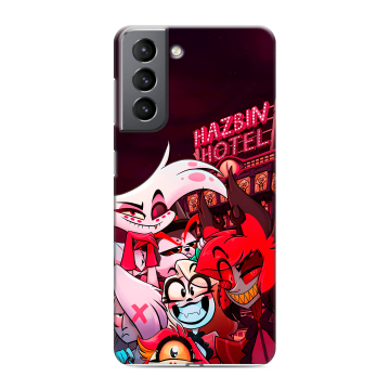 Силиконовый чехол на Samsung Galaxy S21 с принтом Hazbin Hotel Отель Хазбин Силиконовый чехол на Samsung Galaxy S21 с принтом Hazbin Hotel Отель Хазбин