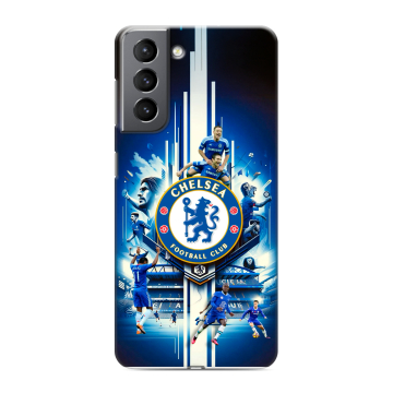 Силиконовый чехол на Samsung Galaxy S21 с принтом Chelsea Челси Силиконовый чехол на Samsung Galaxy S21 с принтом Chelsea Челси