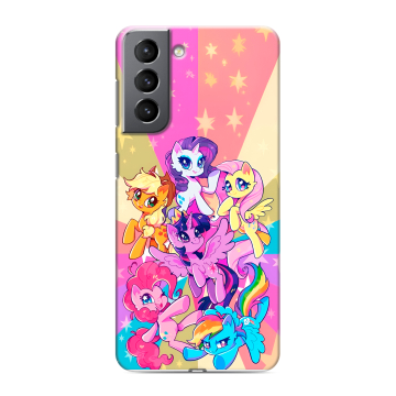 Силиконовый чехол на Samsung Galaxy S21 с принтом My little pony Дружба чудо Силиконовый чехол на Samsung Galaxy S21 с принтом My little pony Дружба чудо