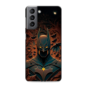 Силиконовый чехол на Samsung Galaxy S21 с принтом Batman Бэтмен Силиконовый чехол на Samsung Galaxy S21 с принтом Batman Бэтмен