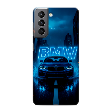 Силиконовый чехол на Samsung Galaxy S21 с принтом BMW БМВ Силиконовый чехол на Samsung Galaxy S21 с принтом BMW БМВ