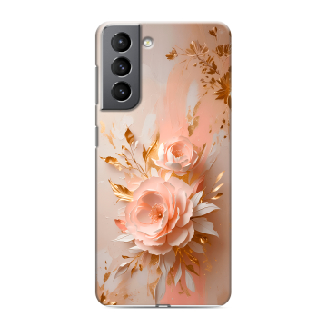 Силиконовый чехол на Samsung Galaxy S21 с принтом женский Силиконовый чехол на Samsung Galaxy S21 с принтом женский