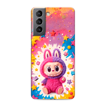 Силиконовый чехол на Samsung Galaxy S21 с принтом Labubu Лабубу Силиконовый чехол на Samsung Galaxy S21 с принтом Labubu Лабубу