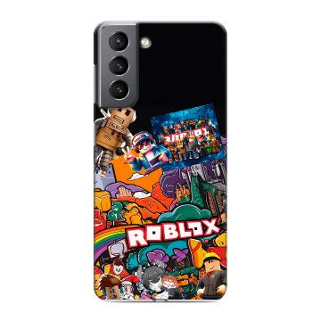 Силиконовый чехол на Samsung Galaxy S21 с принтом Roblox Роблокс Силиконовый чехол на Samsung Galaxy S21 с принтом Roblox Роблокс