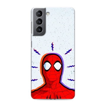 Силиконовый чехол на Samsung Galaxy S21 с принтом Spiderman Человек паук Силиконовый чехол на Samsung Galaxy S21 с принтом Spiderman Человек паук