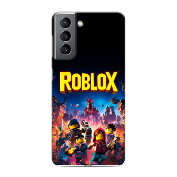 Силиконовый чехол на Samsung Galaxy S21 с принтом Roblox Роблокс Силиконовый чехол на Samsung Galaxy S21 с принтом Roblox Роблокс