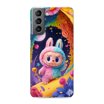 Силиконовый чехол на Samsung Galaxy S21 с принтом Labubu Лабубу Силиконовый чехол на Samsung Galaxy S21 с принтом Labubu Лабубу