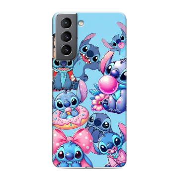Силиконовый чехол на Samsung Galaxy S21 с принтом Лило и Стич Силиконовый чехол на Samsung Galaxy S21 с принтом Лило и Стич