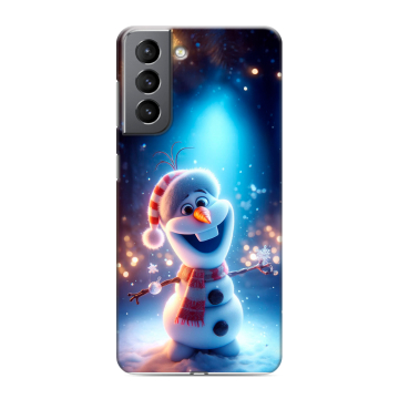 Силиконовый чехол на Samsung Galaxy S21 с принтом Новый год Силиконовый чехол на Samsung Galaxy S21 с принтом Новый год