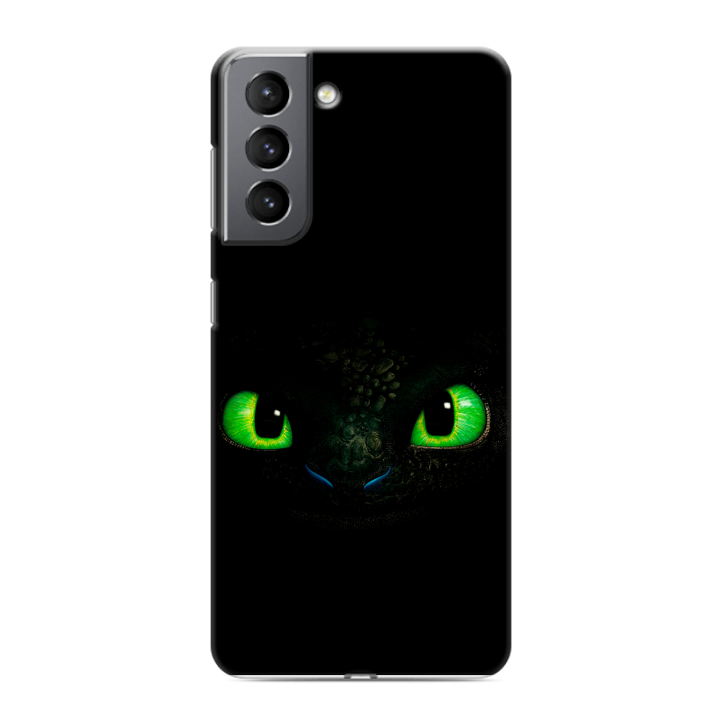 Пластиковый чехол на Samsung Galaxy S21 с принтом Как приручить дракона Пластиковый чехол на Samsung Galaxy S21 с принтом Как приручить дракона