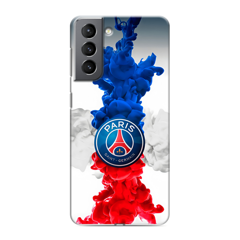Силиконовый чехол на Samsung Galaxy S21 с принтом PSG ПСЖ Силиконовый чехол на Samsung Galaxy S21 с принтом PSG ПСЖ