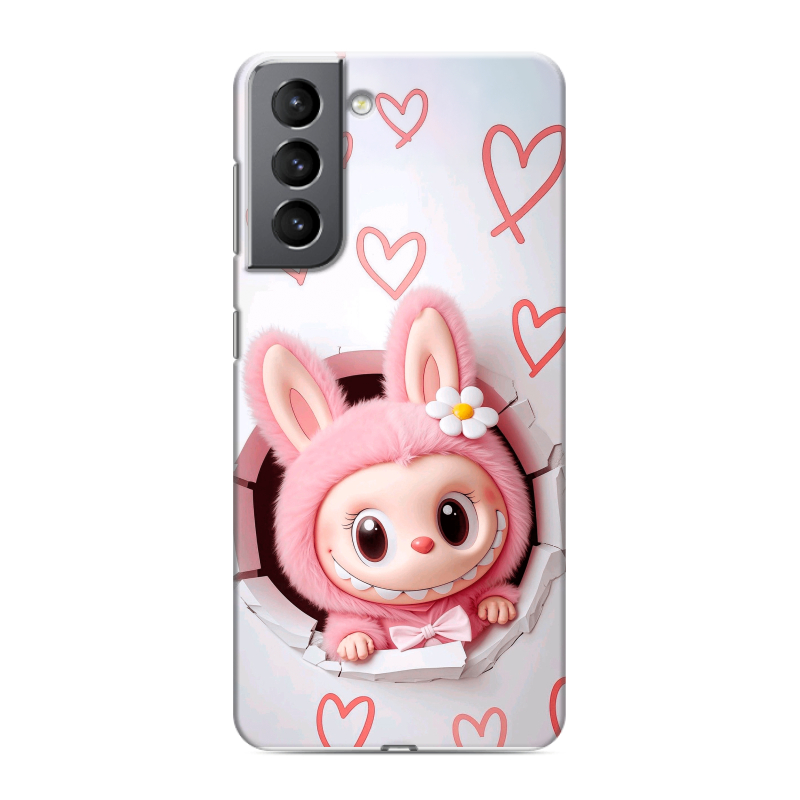 Силиконовый чехол на Samsung Galaxy S21 с принтом Labubu Лабубу Силиконовый чехол на Samsung Galaxy S21 с принтом Labubu Лабубу