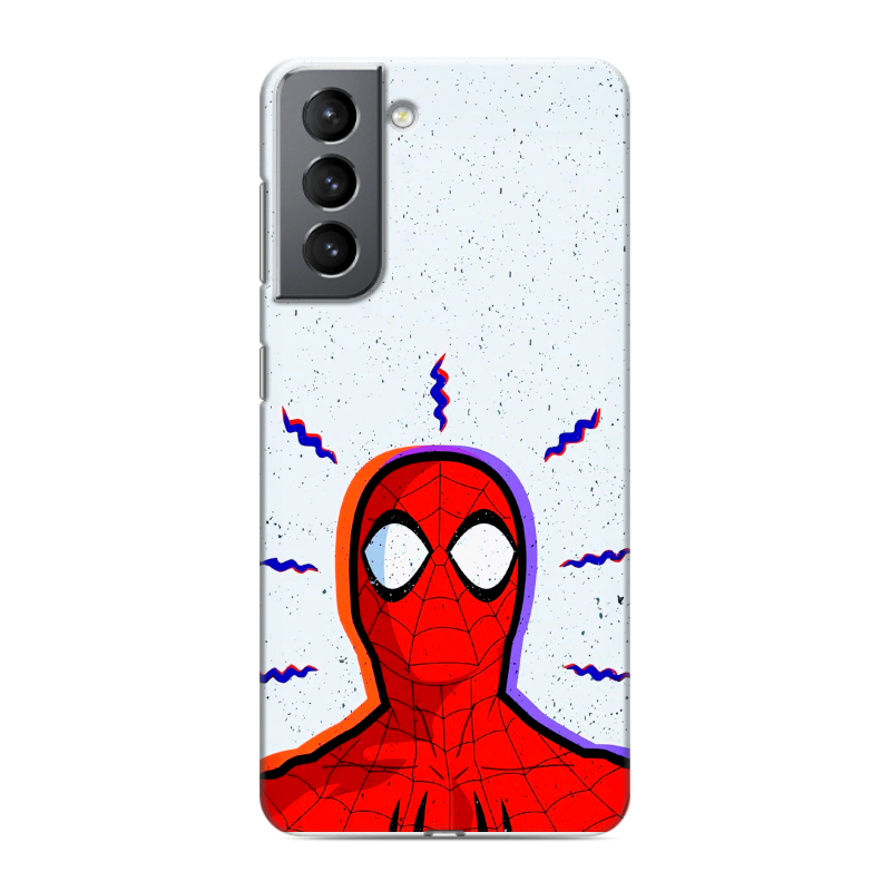 Пластиковый чехол на Samsung Galaxy S21 с принтом Spiderman Человек паук Пластиковый чехол на Samsung Galaxy S21 с принтом Spiderman Человек паук
